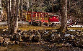 The Lil' Red Caboose On The Creek